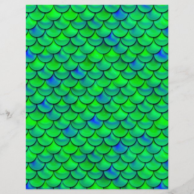 Falln Green Blue Scales (Front)