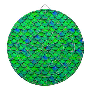Falln Green Blue Scales Dartboard