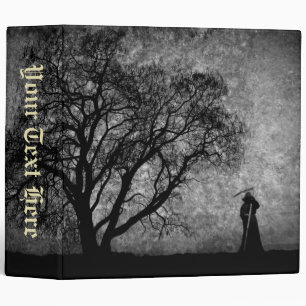 Falln Grim Reaper Original Art Boundaries Between Binder