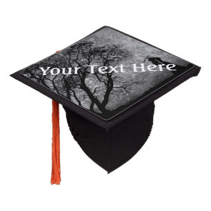 Falln Grim Reaper Original Art Boundaries Between Graduation Cap Topper