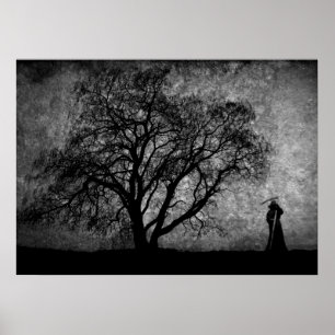 Falln Grim Reaper Original Art Boundaries Between Poster