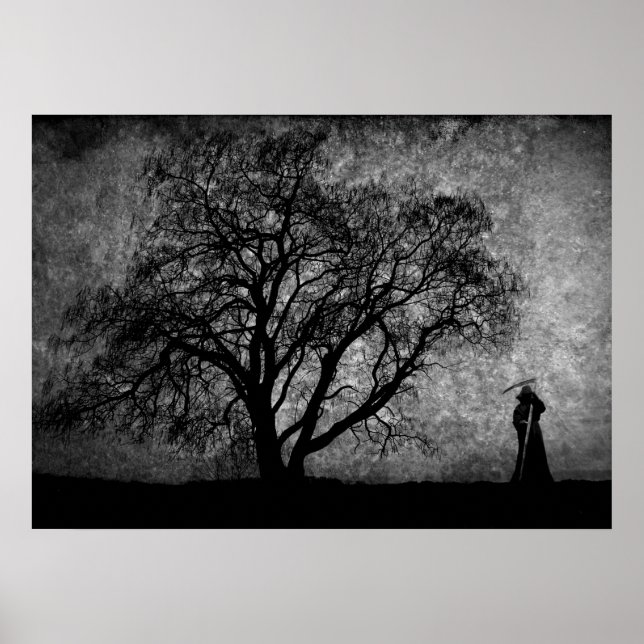 Falln Grim Reaper Original Art Boundaries Between Poster (Front)