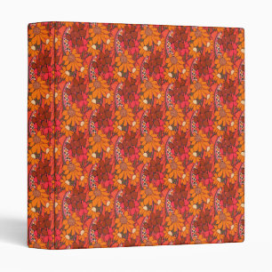 Falln Groovy Flowers Binder
