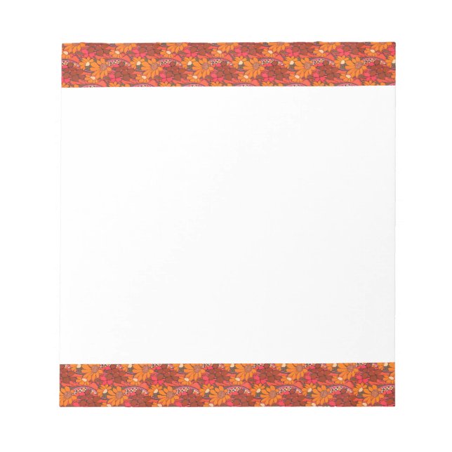 Falln Groovy Flowers Notepad (Front)