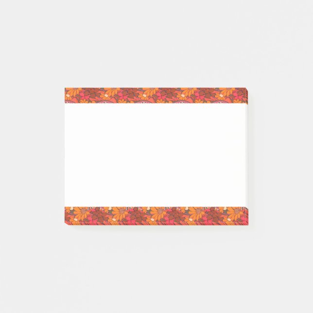 Falln Groovy Flowers Post-it Notes (Front)