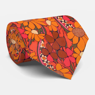 Falln Groovy Flowers Tie