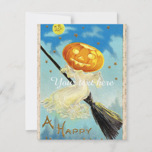Falln Happy Halloween Pumpkin Witch
