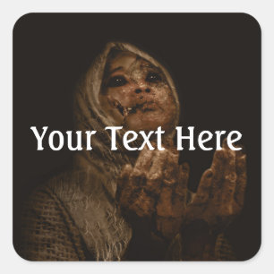 Falln Have Mercy Square Sticker