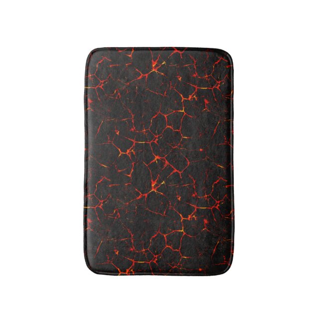 Falln Hot Lava Bath Mat (Front Vertical)