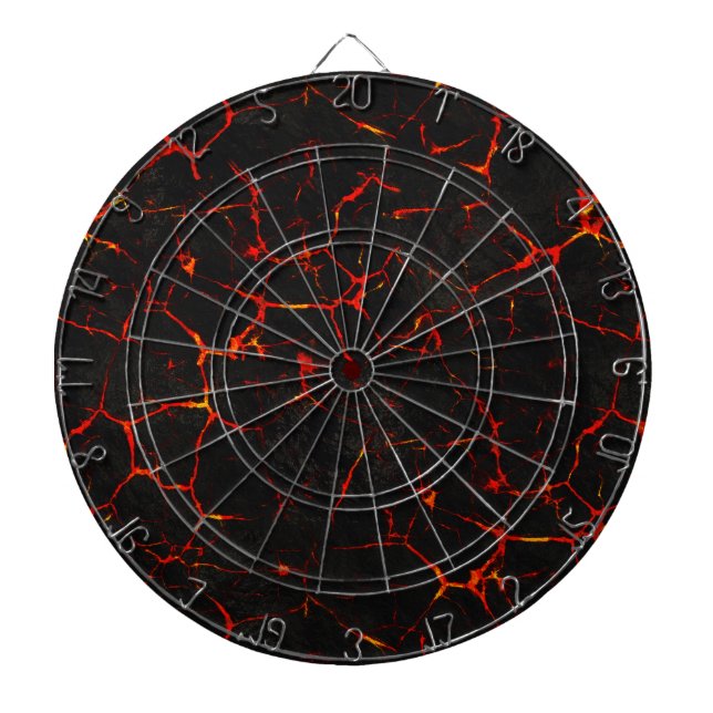 Falln Hot Lava Dartboard (Front)