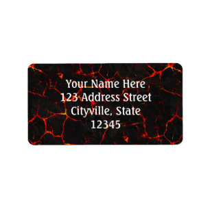 Falln Hot Lava Label