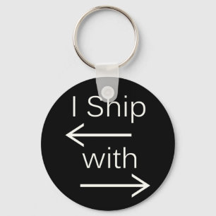 Falln I Ship It (You Choose Background Colour!) 2 Keychain