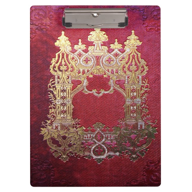 Falln Ink Stained Crimson Clipboard (Front)