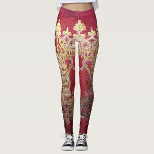Falln Ink Stained Crimson Leggings