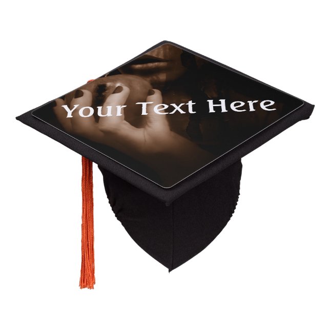 Falln Just A Taste Graduation Cap Topper (Angled)
