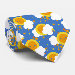Falln Kawaii Moon, Stars, Sunshine Tie