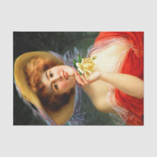 Falln Lady in Red Tissue Paper