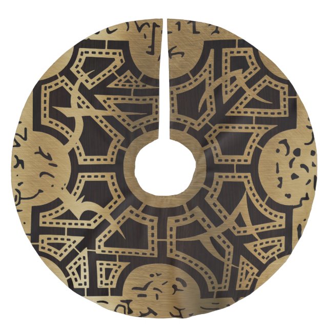 Falln Lament Side D Brushed Polyester Tree Skirt (Front)