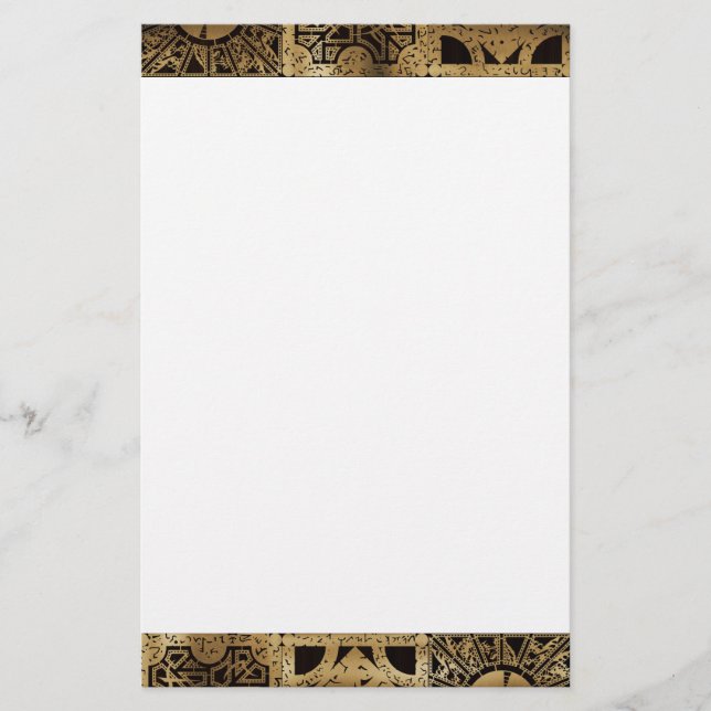 Falln Lament Spread Stationery (Front)