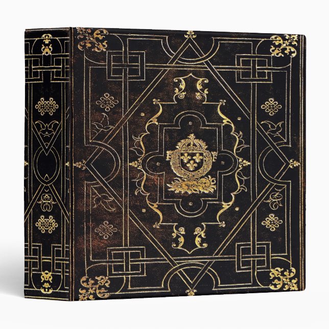 Falln Leather and Gold Binder (Front/Spine)