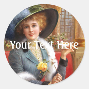 Falln Letters And Tea Classic Round Sticker