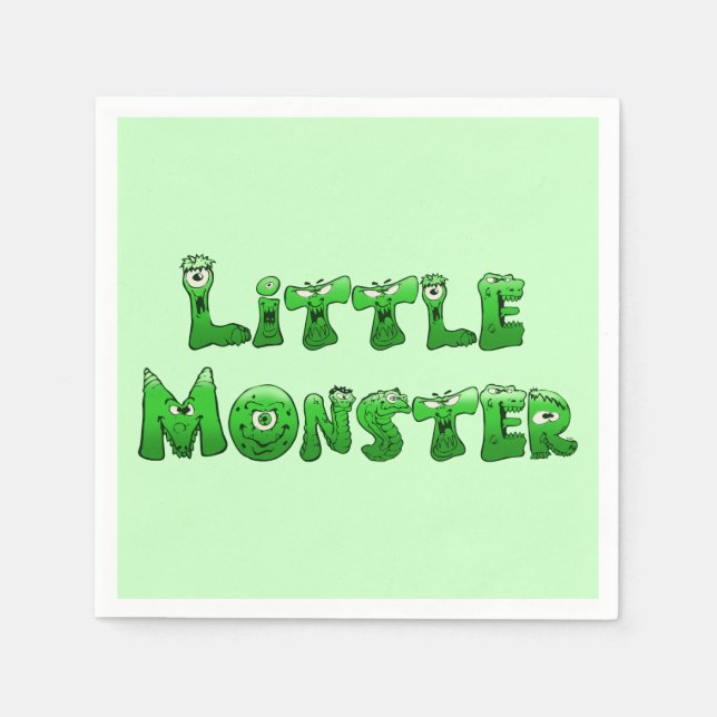Falln Little Monster Napkin (Front)