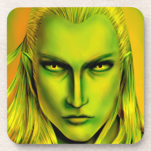 Falln Male Forest Elf Coaster