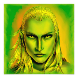 Falln Male Forest Elf Photo Print