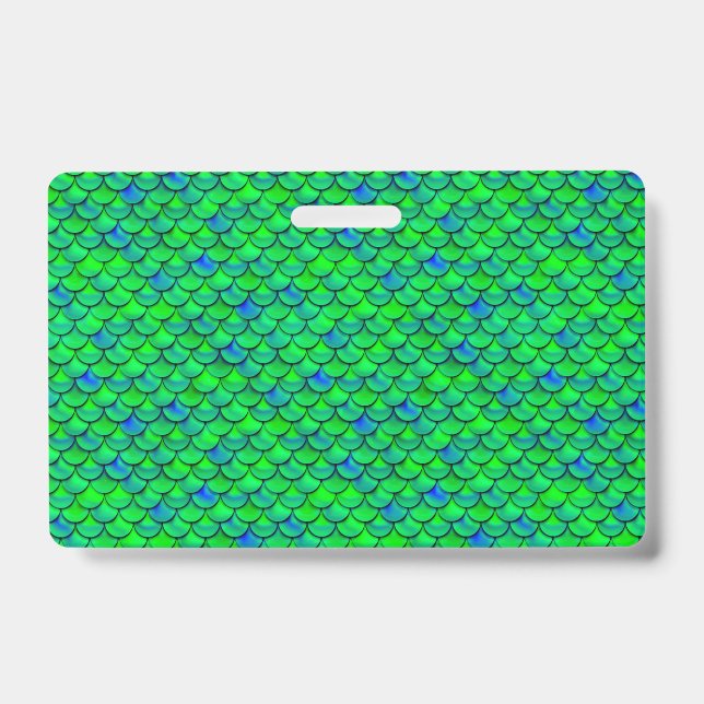 Falln Mermaid Scales Badge (Front)