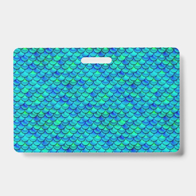 Falln Mermaid Scales Badge (Front)