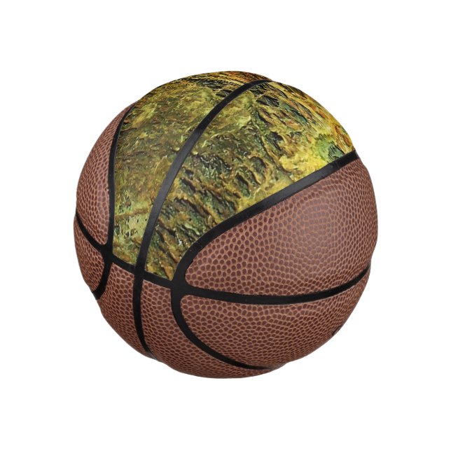 Falln Mossy Stones Mini Basketball (Angled)