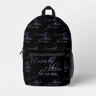 Falln Move The Stars Printed Backpack