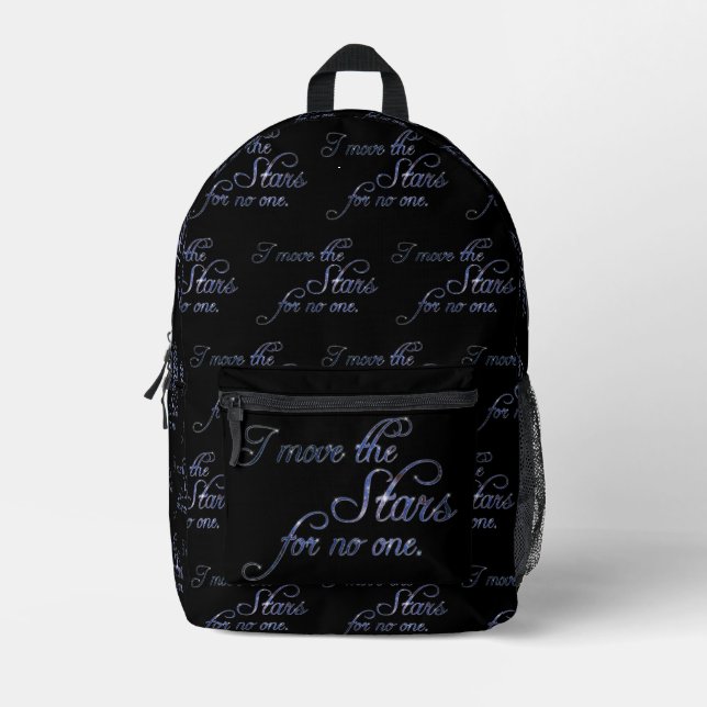 Falln Move The Stars Printed Backpack (Front)