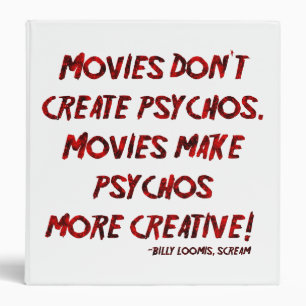 Falln Movies Don't Create Psychos Binder