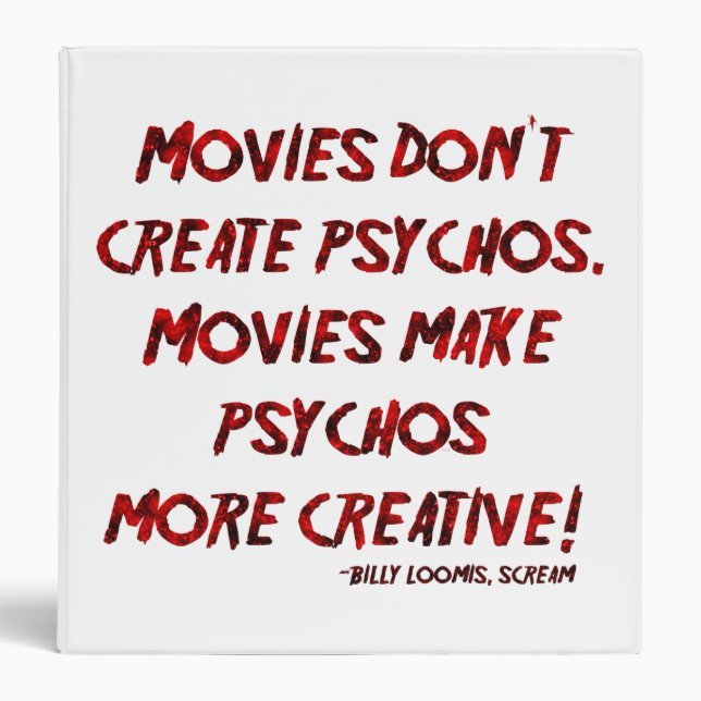 Falln Movies Don't Create Psychos Binder (Front)