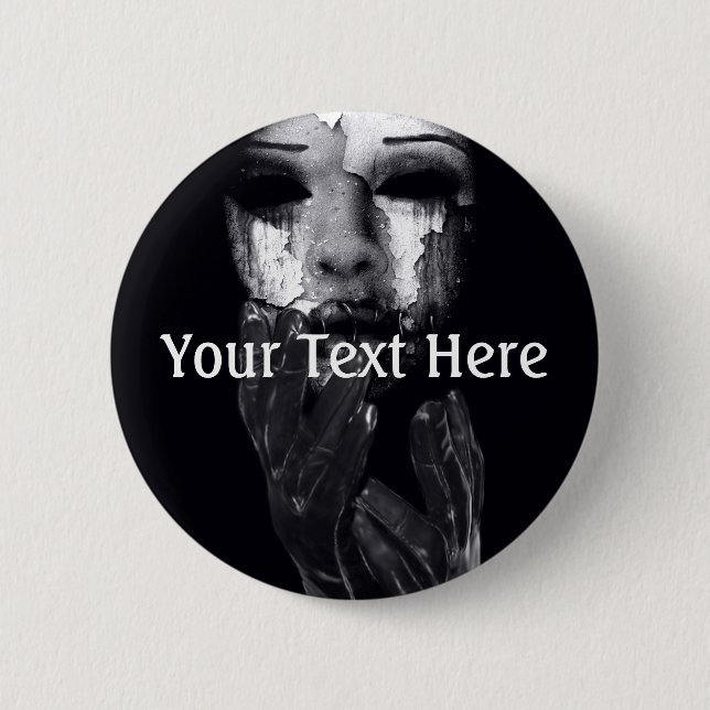 Falln My Mask 2 Inch Round Button (Front)