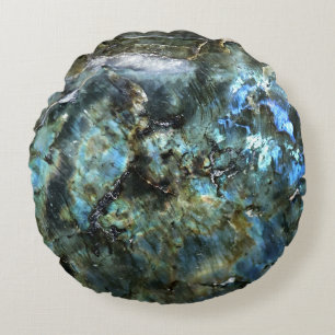 Falln Ocean Stone Round Pillow