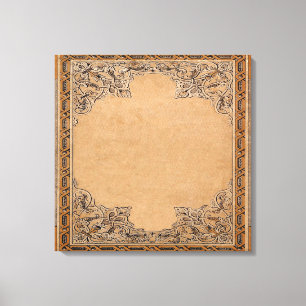 Falln Old Knotwork Paper Canvas Print