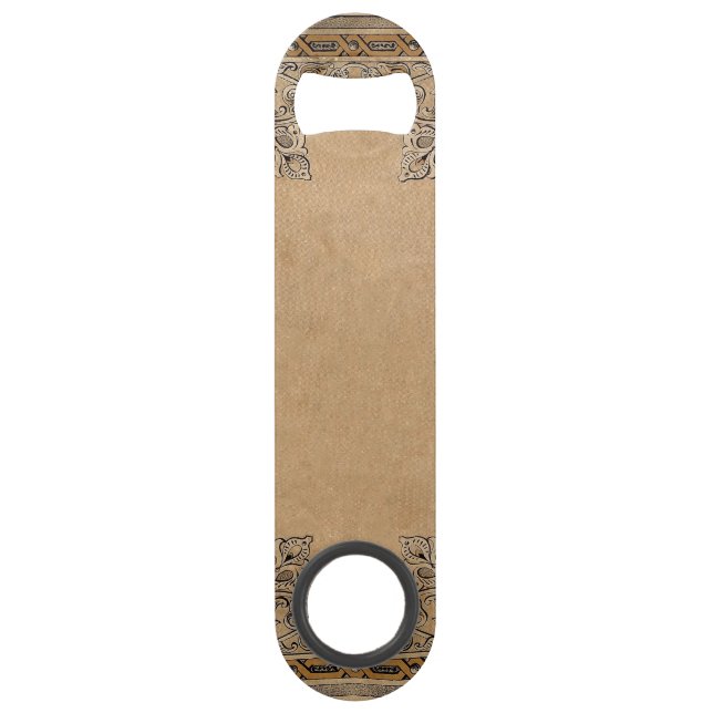 Falln Old Sepia Knotwork Paper Bar Key (Front)