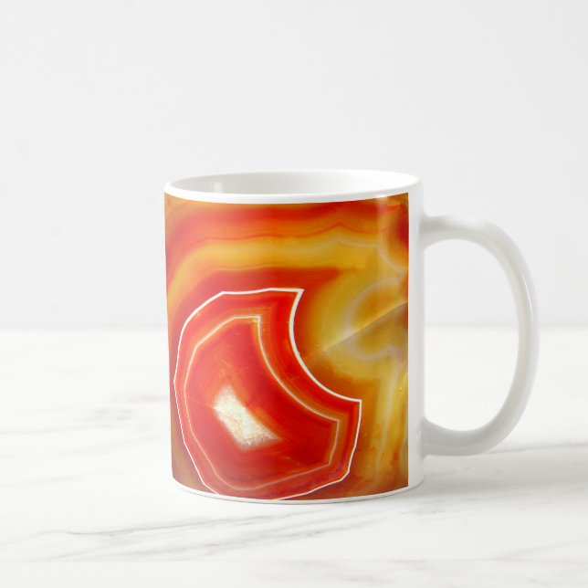 Falln Orange Agate Coffee Mug (Right)
