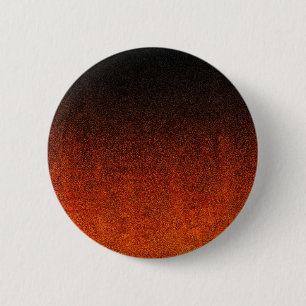 Falln Orange & Black Glitter Gradient 2 Inch Round Button
