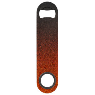 Falln Orange & Black Glitter Gradient Bar Key