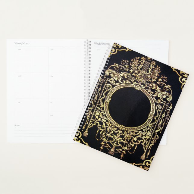 Falln Ornate Gold Frame Planner (Display)