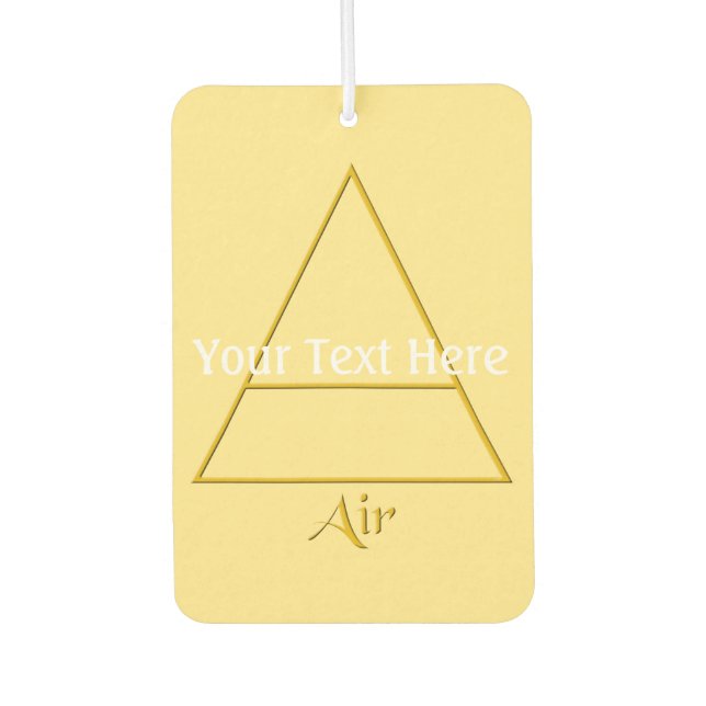 Falln Pagan Air Element Symbol Car Air Freshener (Front)