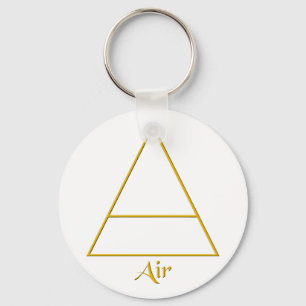 Falln Pagan Air Element Symbol Keychain