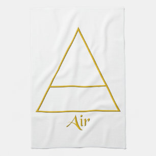 Falln Pagan Air Element Symbol Kitchen Towel