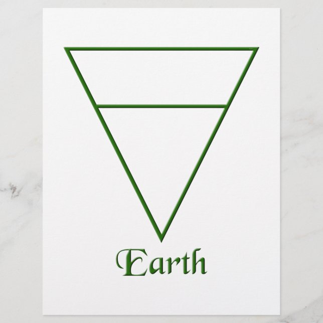 Falln Pagan Earth Element Symbol (Front)