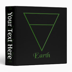 Falln Pagan Earth Element Symbol Binder