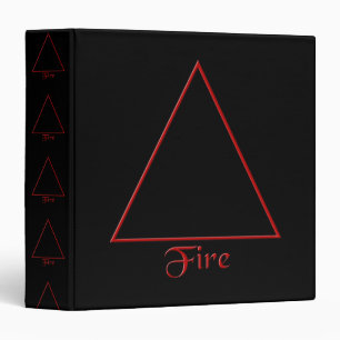Falln Pagan Fire Element Symbol Binder
