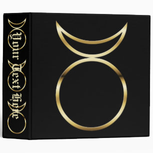 Falln Pagan Horned God Symbol Binder